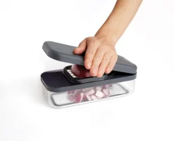 New Joseph Joseph Multi-prep Compact 4-piece Grater & Slicer, Multicolour Kitchen Gadgets