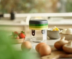 Clearance Joseph Joseph Multi-Prep Mini 3-Piece Vegetable Chopper, Multicolour Kitchen Gadgets