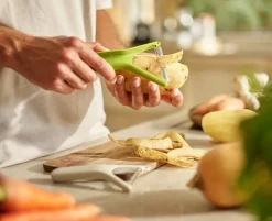 Discount Joseph Joseph Nest Peel Set of 2 Peelers, Beige Green Kitchen Utensils