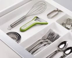 Discount Joseph Joseph Nest Peel Set of 2 Peelers, Beige Green Kitchen Utensils