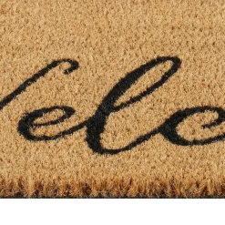 New Kaşmir Rugs 7/24 Cat Welcome Coco Door Mat, 45cmx75cm, Multi Door Mats