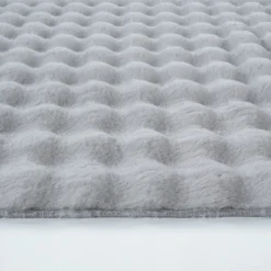 Hot Kaşmir Rugs 7/24 Cosy Premium Bubble Rug, 80cmx150cm, Light Grey Modern Rugs