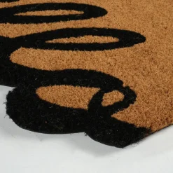 Online Kaşmir Rugs 7/24 Patterned Hello Coco Door Mat, 45cmx75cm, Multi Door Mats