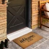 Clearance Kaşmir Rugs 7/24 Welcome Home Coco Door Mat, 45cmx75cm, Multi Door Mats