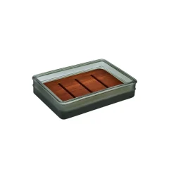 Outlet Abiete Glass Tray, 24cmx23.5cmx3.25cm, Green Multi Trays