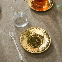 Outlet Ada 18-Piece Turkish Tea Set for 6 People, 130ml, Turkish Tea Sets