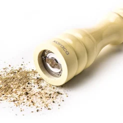 Clearance African Spice Grinder, 20cm, Cream Salt And Pepper Grinders