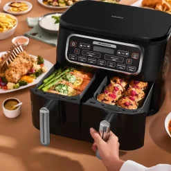 Hot Air Cook Duo 2-in-1 Air Fryer with Stew Function, 8L, 2500W, Starlight Air Fryers