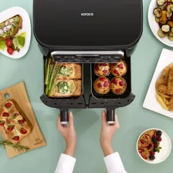 Hot Air Cook Duo 2-in-1 Air Fryer with Stew Function, 8L, 2500W, Starlight Air Fryers