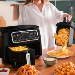 Hot Air Cook Duo 2-in-1 Air Fryer with Stew Function, 8L, 2500W, Air Fryers