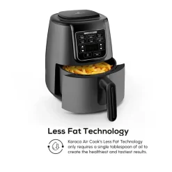 Outlet Air Cook XL 2 in 1 Air Fryer, 4L, 1550W, Space Grey Air Fryers