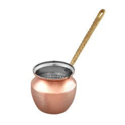 New Alacahöyük Copper Turkish Coffee Pot, Large, Copper Turkish Coffee Pots