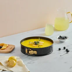 Online Aluminum Springform Cake Tin, 26cm, Black Gold Cake Tins