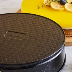 Online Aluminum Springform Cake Tin, 26cm, Black Gold Cake Tins