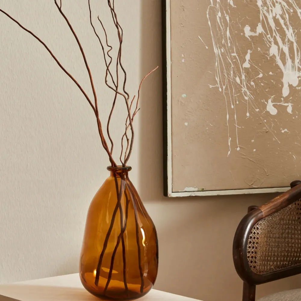 Best Amorf Glass Vase, 30cm, Multi Vases