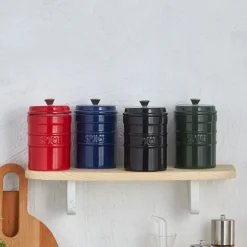 Online Andy Storage Jar, 400ml, Navy Blue Storage Jars