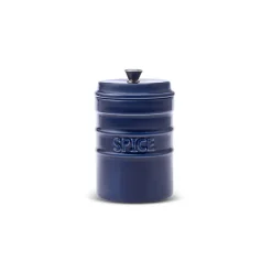 Online Andy Storage Jar, 400ml, Navy Blue Storage Jars
