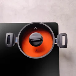 New Aqua Granite Non-Stick Induction Casserole, 20cm, Blue Pots