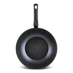 Aqua Granite Non-Stick Induction Wok Pan, 28cm, Blue Pans|Induction Cookware