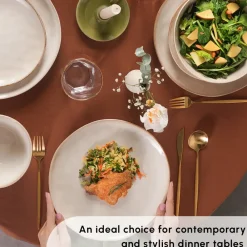 Online Aria 24-Piece Reactive Glaze Dinner Set for 6 People, Beige See All Dinner Sets|Reactive Glaze Dinner Sets