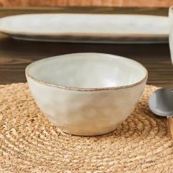 New Aria Reactive Glaze CerealSoup Bowl, 16cm, Beige Bowls