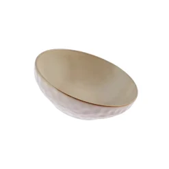 Outlet Aria Reactive Glaze Serving Bowl, 27cm, Beige Bowls