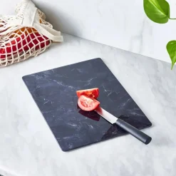 Discount Ayaz Glass Chopping Board, 35cmx26cm, Black Chopping Boards