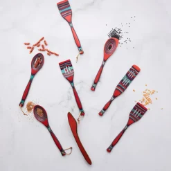 Discount Bailando Pakka Wood Tongs, 30cm, Red Multi Kitchen Utensils