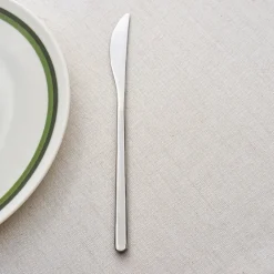 Bead Dessert Knife, Silver Mix And Match Cutlery