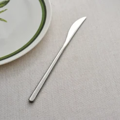 Bead Dessert Knife, Silver Mix And Match Cutlery