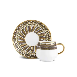 Hot Belgin 12-Piece Porcelain Espresso Turkish Coffee Cup for 6 People, 90ml, Blue Espresso & Turkish Coffee Cup Sets