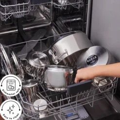 Hot Belgrad 15-Piece Complete Stainless Steel Kitchen Cookware Set Stainless Steel Cookware Sets