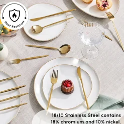 Online Bella 24-Piece Cutlery Set for 6 People, Cutlery Sets