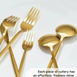 Online Bella 24-Piece Cutlery Set for 6 People, Cutlery Sets