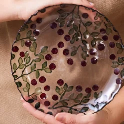 Hot Berry 7-Piece Glass Serveware Set for 6 People, Brown See All Serveware Sets|Glass Serveware Sets