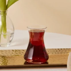 Clearance Beykoz 6-Piece Tea Glass Set for 6 People, 90ml Turkish Tea Sets