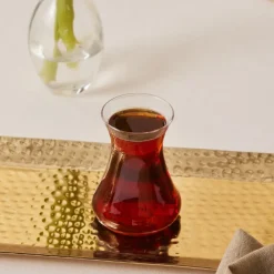 Clearance Beykoz 6-Piece Tea Glass Set for 6 People, 90ml Turkish Tea Sets