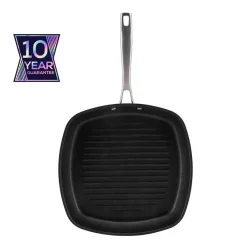 Discount BioDiamond Pro Non-Stick Induction Griddle Pan, 28cm, Black Pans|Induction Cookware