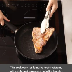 Blackgold Biogranite 12-Piece Non-Stick Cookware Set, Biogranite Cookware Sets