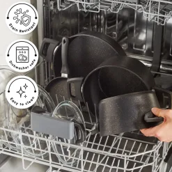 Blackgold Biogranite 12-Piece Non-Stick Cookware Set, Biogranite Cookware Sets