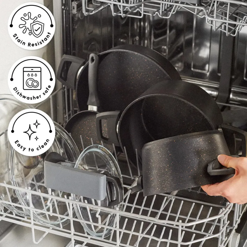 Blackgold Biogranite 12-Piece Non-Stick Cookware Set, Biogranite Cookware Sets