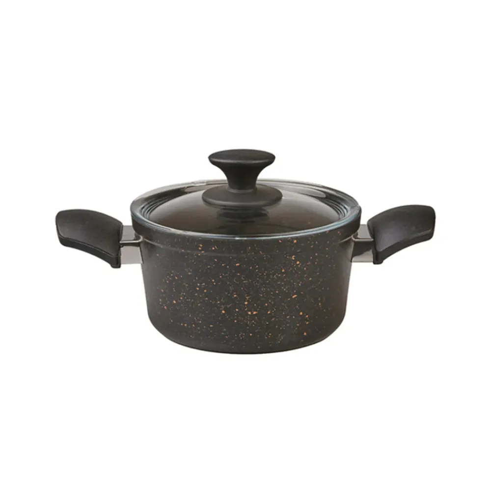 Blackgold Biogranite 7-Piece Non-Stick Induction Cookware Set, Induction Cookware|Biogranite Cookware Sets