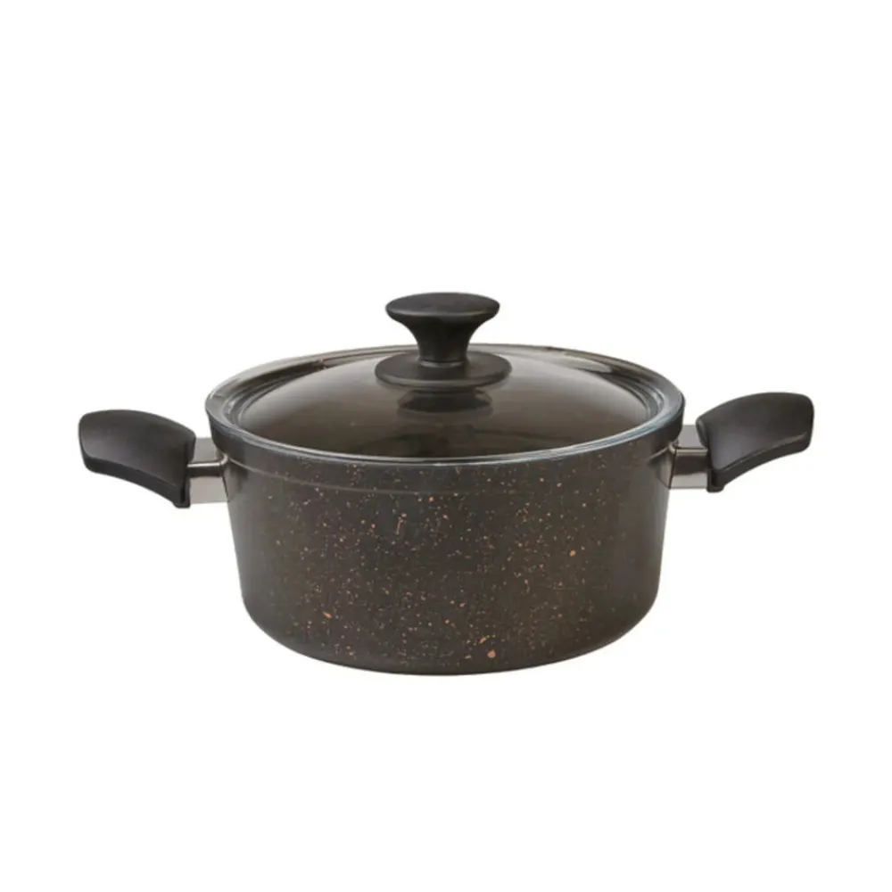 Blackgold Biogranite 7-Piece Non-Stick Induction Cookware Set, Induction Cookware|Biogranite Cookware Sets