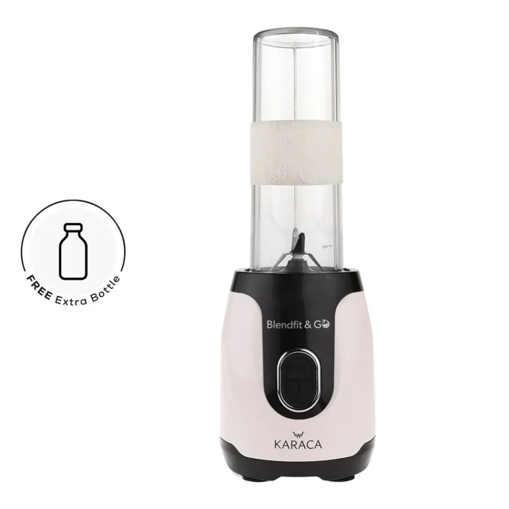 Online Blendfit Go Personal Smoothie Blender, 2x600ml Bottle, 550W, Retro Cream Blenders