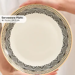 Online Bone China Globe 26-Piece Serveware Set for 6 People, Multi See All Serveware Sets|Forever Bone China Serveware Sets