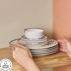 Online Bone China Nakkaş 26-Piece Serveware Set for 6 People, Multi See All Serveware Sets|Forever Bone China Serveware Sets