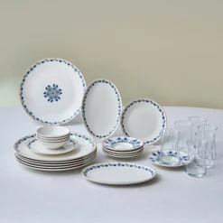 New Bone China İznik 26-Piece Serveware Set for 6 People, Multi See All Serveware Sets|Forever Bone China Serveware Sets