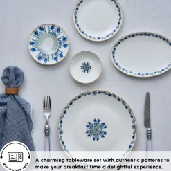 New Bone China İznik 26-Piece Serveware Set for 6 People, Multi See All Serveware Sets|Forever Bone China Serveware Sets