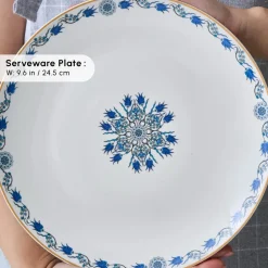 New Bone China İznik 26-Piece Serveware Set for 6 People, Multi See All Serveware Sets|Forever Bone China Serveware Sets