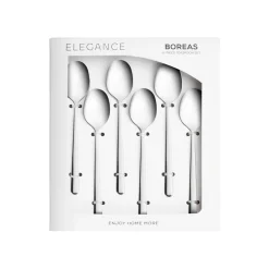 Best Boreas 6-Piece Stainless Steel Tea Spoon, Silver Tea Set|Cutlery Sets